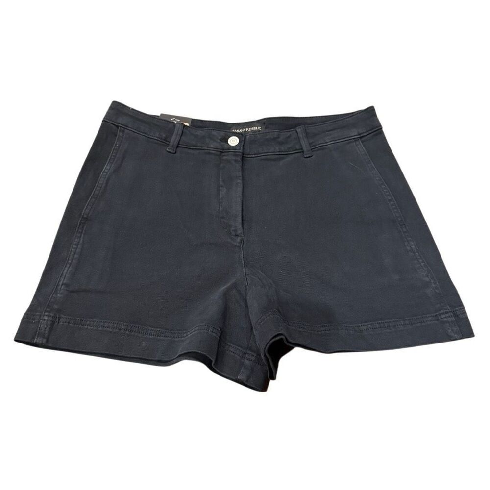Banana Republic Everyday Short Size 10 Black 4” Inseam NWT